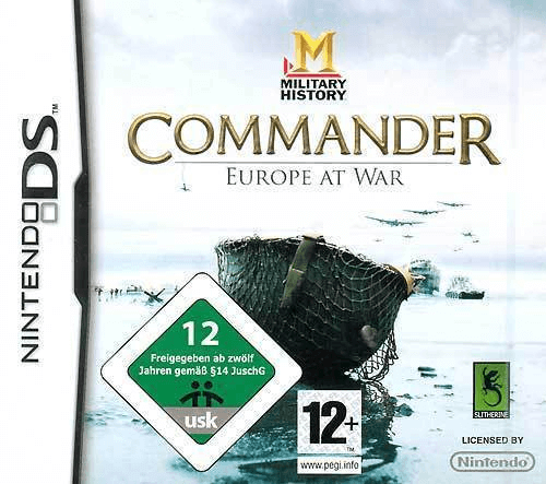 Commander: Europe at War box art for Nintendo DS